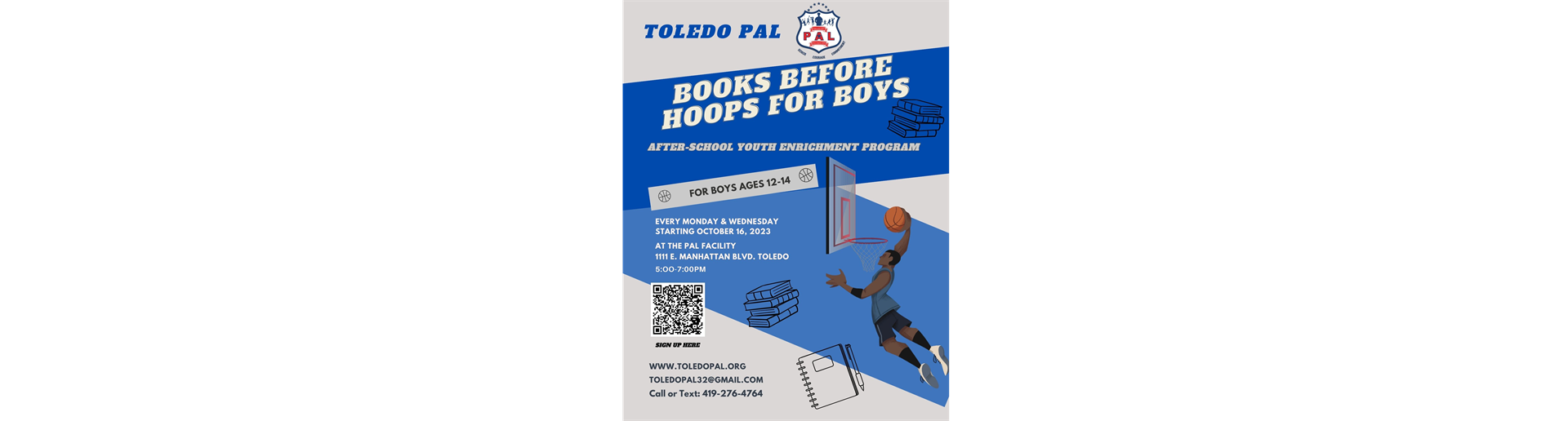 Books B4 Hoops Boys Youth Enrichment Program